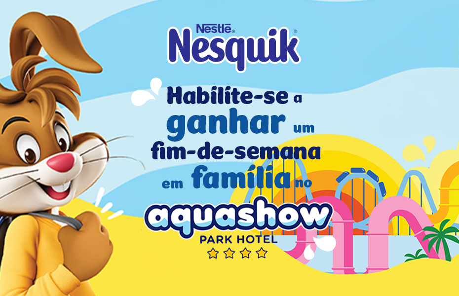 Capture momentos inesquecíveis com Nesquik ® e Aquashow! 