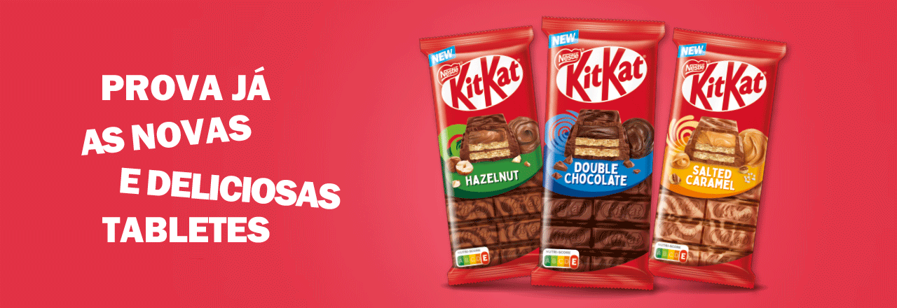 imagem de um kitkat com a frase Have a break, have a kitkat