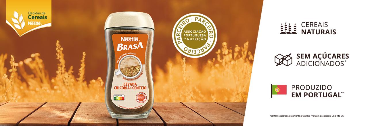 frasco de brasa bebida de cevada, chicória e centeio