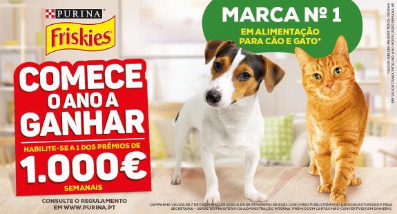 Friskies comece o ano a ganhar