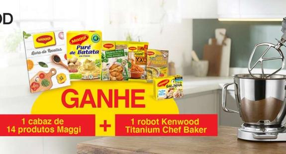 Cabaz MAGGI e um Robot de Cozinha KENWOOD