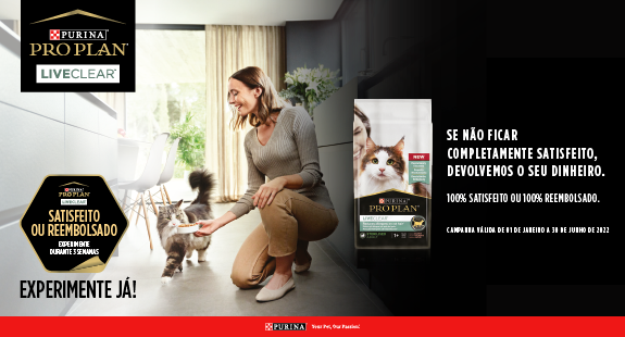 Satisfeito ou reembolsado PRO PLAN Liveclear