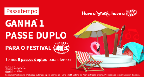 Have a Break no Sudoeste