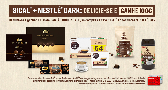 Sical + Nestlé Dark: Delicie-se