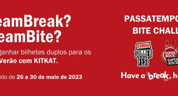Passatempo KITKAT Bite Challenge