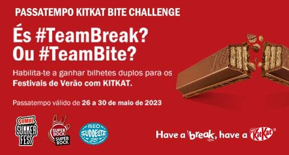 Passatempo KITKAT Bite Challenge