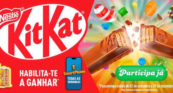 Passatempo KITKAT® Candy Crush® Saga