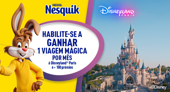 Nesquik leva-o numa viagem mágica à Disneyland® Paris!