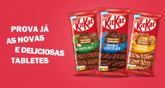 imagem de um kitkat com a frase Have a break, have a kitkat