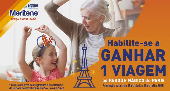 Habilite-se a ganhar uma viagem ao parque mágico de Paris