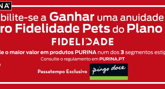 Habilite-se a ganhar 1 Seguro PET FIDELIDADE em compras PURINA