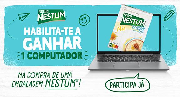 HABILITA-TE A GANHAR 1 DOS 10 COMPUTADORES PORTÁTEIS COM NESTUM NESTE REGRESSO ÀS AULAS!