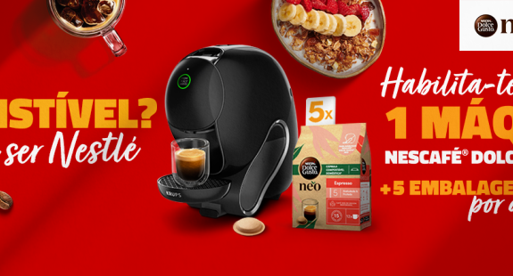 Ganha 1 máquina Nescafé® Dolce Gusto® NEO®