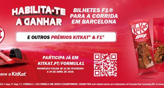 Faz um break… e vive a emoção da Formula 1® com KitKat®