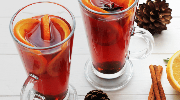 Chá de Hibisco Tangerina e Canela