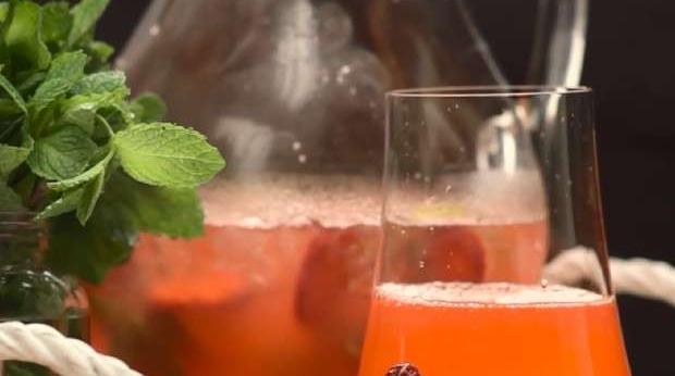 limonada de morango