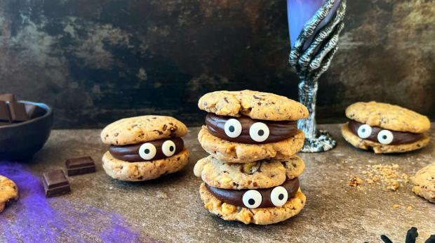 Bolachas de Chocolate assustadoras 