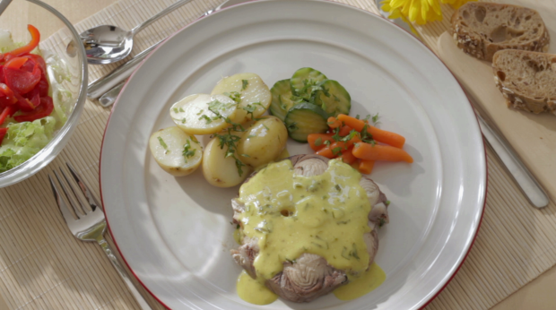 "cozinhar receita caÃ§Ã£o mostard"