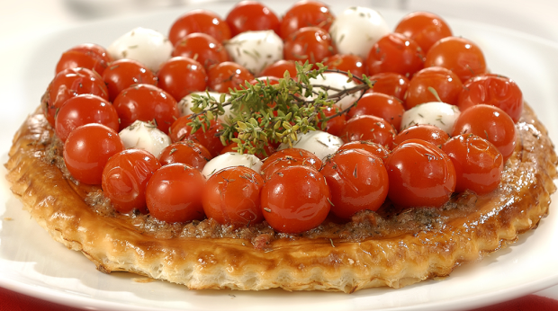 "receita tarte estaladiÃ§a tomat"