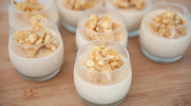 "Panna cotta de caramelo"