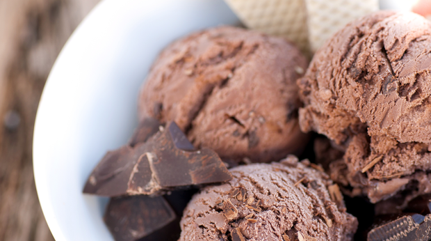 "receita gelado chocolate"