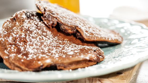 "receita panquecas chocolate"