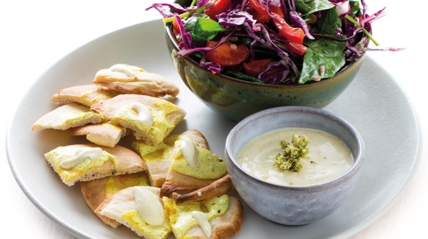 "TriÃ¢ngulos Crocantes de PÃ£o Pi"