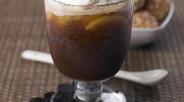 "cozinhar Mazagran com chantill"