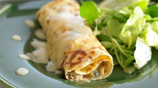 "cozinhar Crepes de iogurte com"