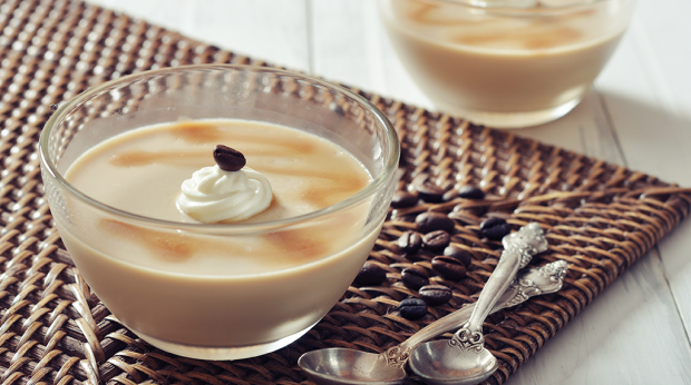 "receita pudim iogurte e cafÃ©"