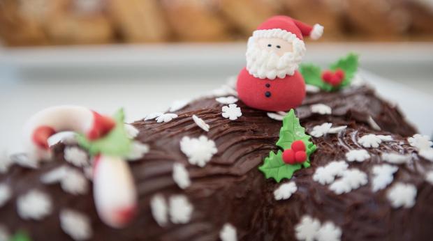 "Tronco de Natal com NescafÃ©"