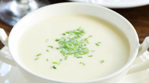 "Creme frio de alho francÃªs e i"