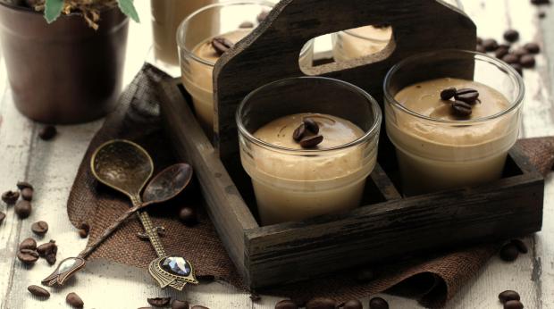 "Mousse de cafÃ© y leche condens"