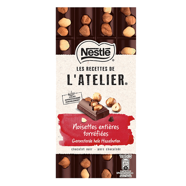 NESTLÉ Les Recettes de l’Atelier Chocolate Preto Avelãs