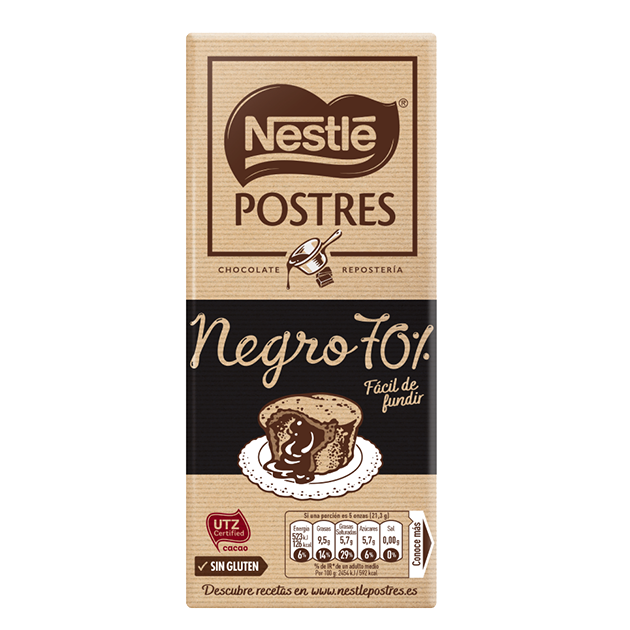 Nestlé Sobremesas Postres Negro 70%