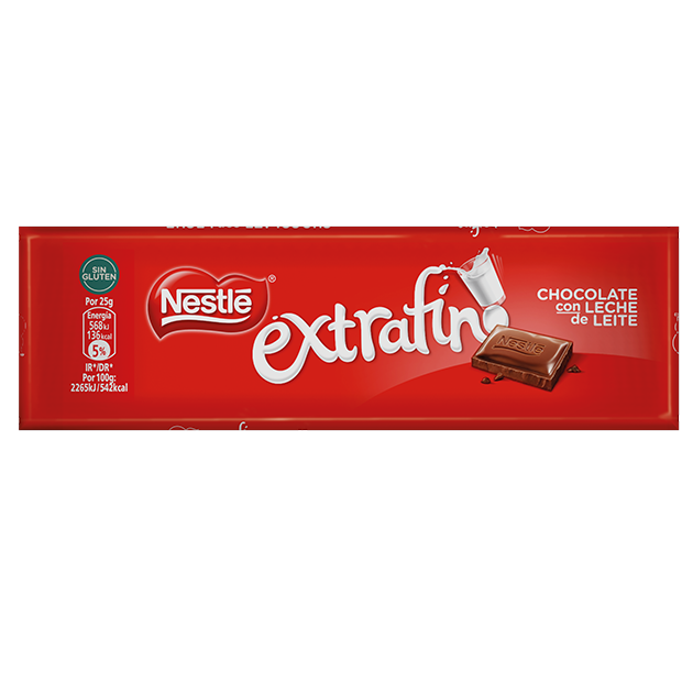 Tablete Nestlé Extrafino Chocolate de Leite 50g