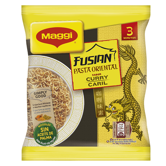 Noodles Maggi Fusian Pasta Oriental Caril