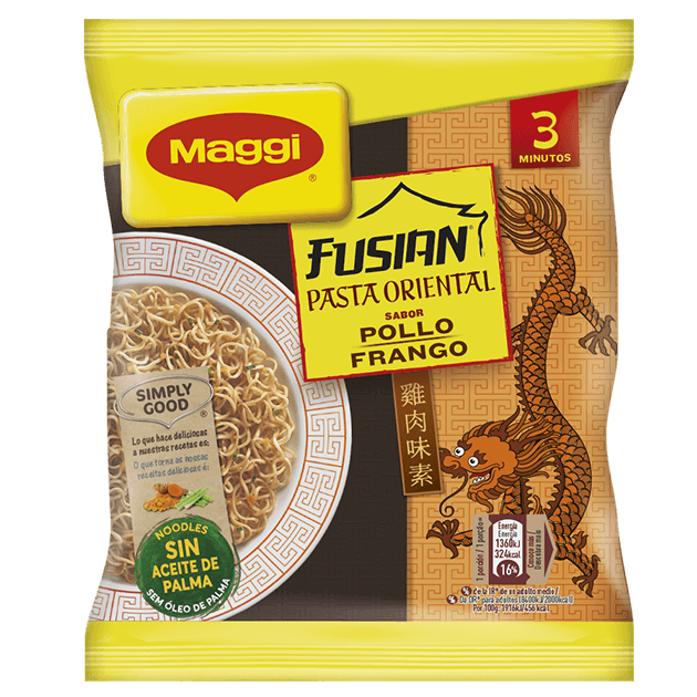 Noodles Maggi Fusian Pasta Oriental Frango