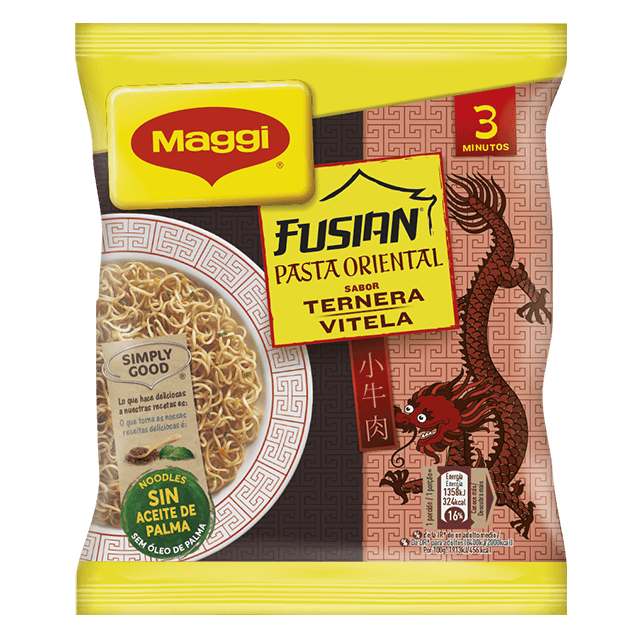 Noodles Maggi Fusian Pasta Oriental Vitela
