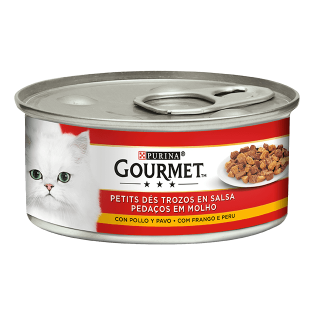 Pedaços em Molho com Frango e Peru