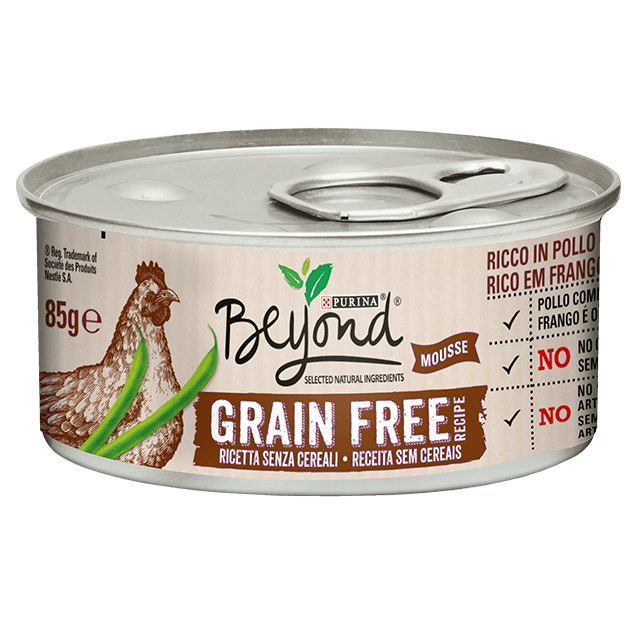 BEYOND® Receita Sem Cereais (Grain Free) Rica em Frango e Feijão Verde
