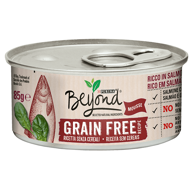 BEYOND® Receita Sem Cereais (Grain Free) Rica em Salmão e Espinafres