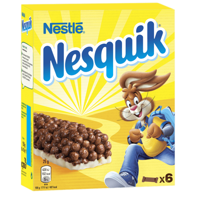Barras de Cereais Nesquik