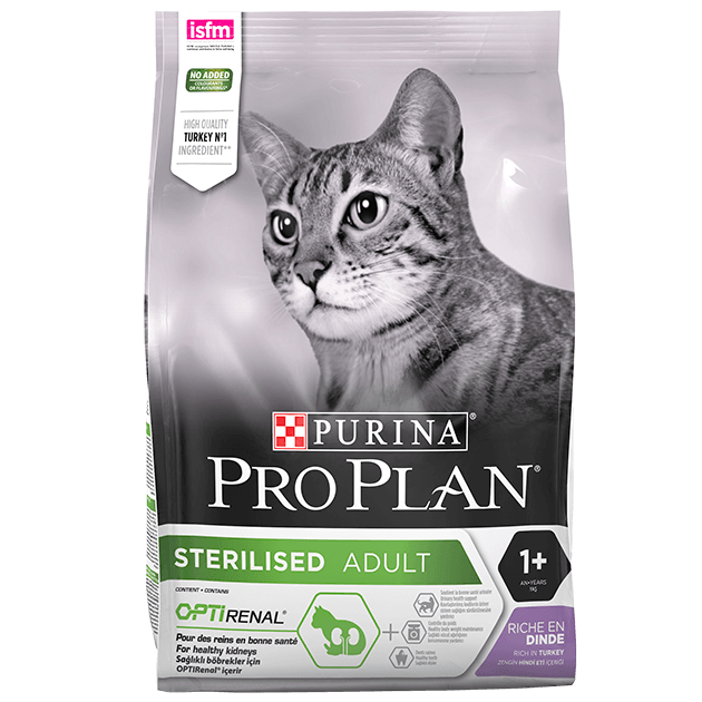 embalagem de purina pro plan adult sterilised com optirenal peru