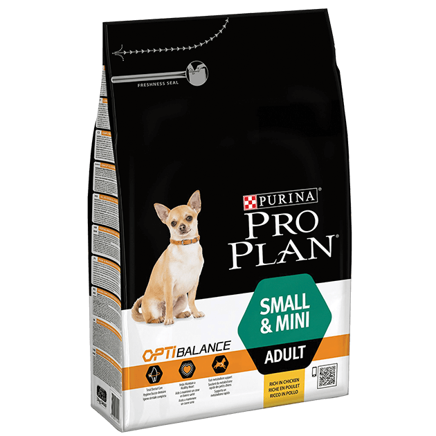 embalagem purina proplan small mini adult optibalance