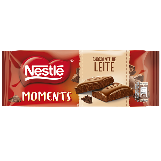 NESTLÉ MOMENTS Tablete Chocolate de Leite 90g