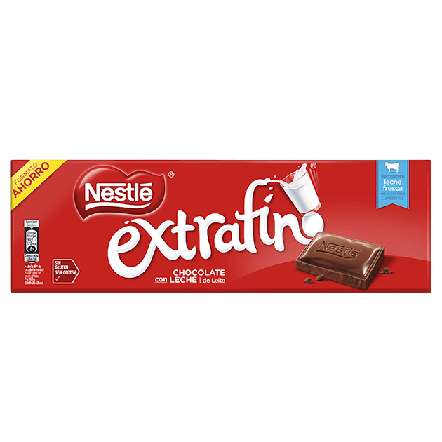 Tablete Nestlé Extrafino Chocolate de Leite 270g