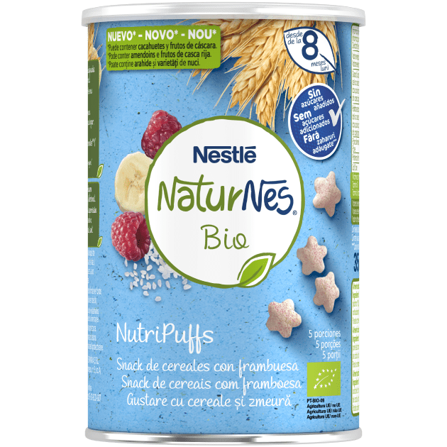 NATURNES Bio NutriPuffs Framboesa