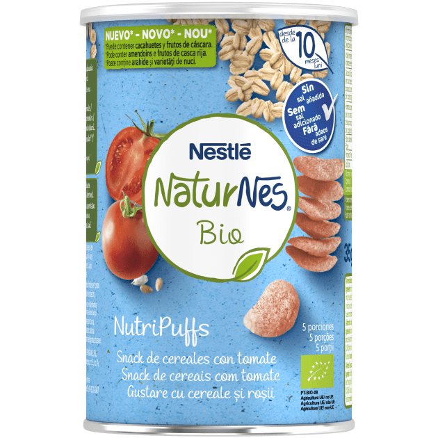 NATURNES Bio NutriPuffs Tomate