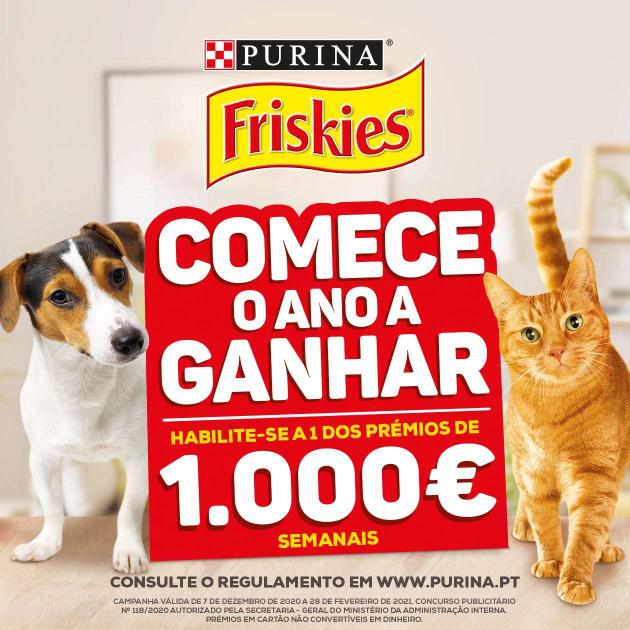 Friskies comece o ano a ganhar